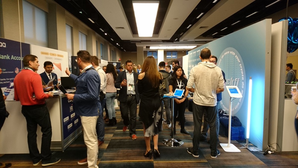 blockdriven's tweet photo. At @Consensus with BlockchainDriven team. Fantastic event and turn out so far. Networking at #blockchain speed. #Consensus2019 #consensus #blockchaindriven #consulting https://t.co/bMi9NZxshX