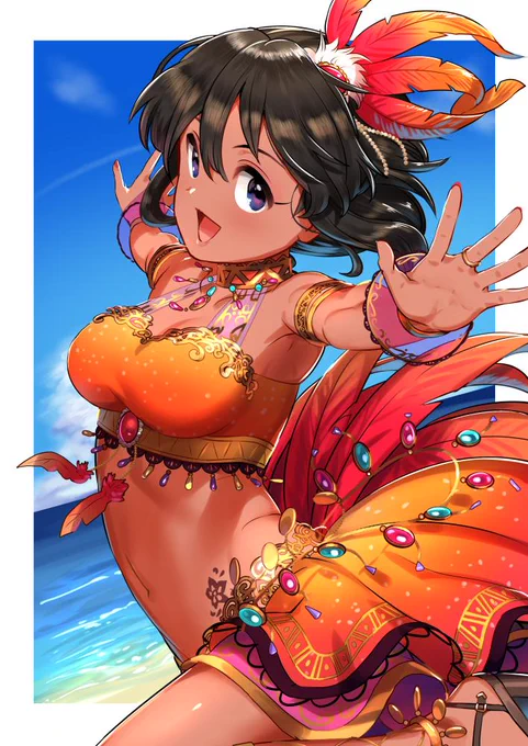 @nittaumi0727 自作絵で失礼します   

彼女こそ
小さなころに日本のアイドルに憧れて  
なれるかどうかもわからないアイドルのオーディションのために  
日本語を覚え 両親もなんとかし  

日本にやってきた裸足のシンデレラ--  

ナターリアちゃんです! 