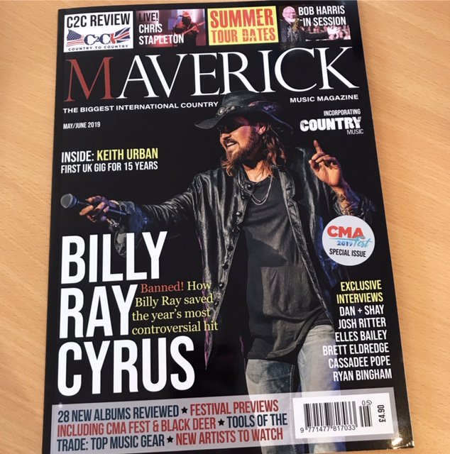 MaverickCMusic's tweet photo. Our latest issue is here with @billyraycyrus and @LilNasX This issue also features @C2Cfestival @bretteldredge @EllesBailey plus many many more! Avalible at WHSmiths and our website! Enjoy! https://t.co/b9Tv47dCkZ