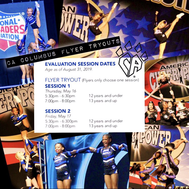 IT’S TRYOUT WEEK!! Join us for flyer evaluations! To all the flyers out there, your moment starts this Thursday!! Don’t miss your chance to train with The Best Of The Best!! 💙🏛🖤 #NewTeams #MoreOpportunities #TheRiseIsReal #TheClawosseum #CheerAthletics