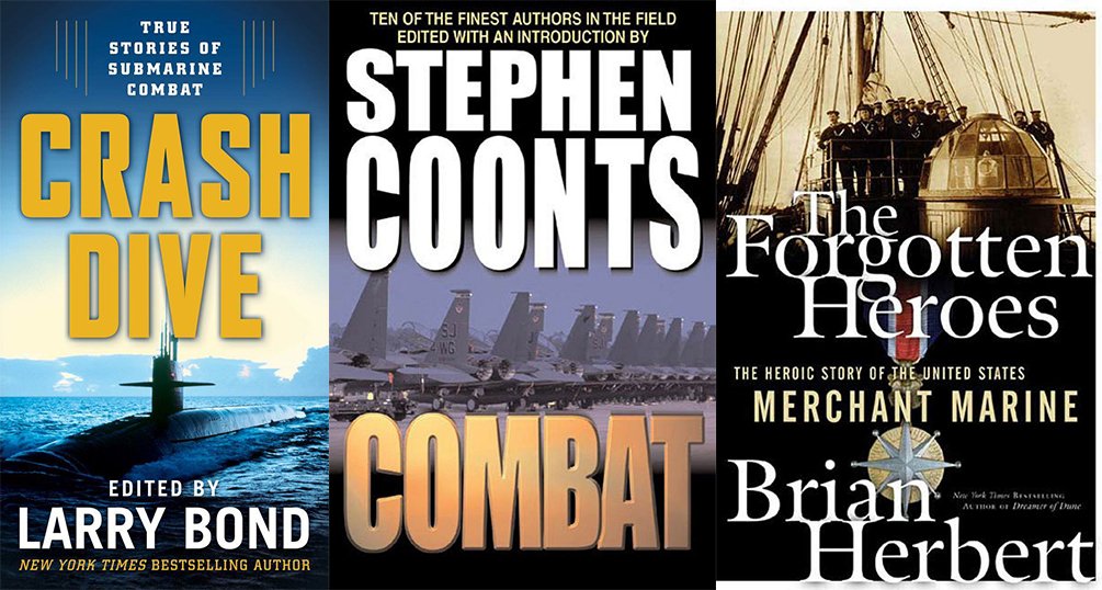 ForgeReads's tweet photo. In honor of #MemorialDay, we have plenty of ebooks on sale today for just $2.99!
#CrashDive by Larry Bond: https://t.co/bmhzYvOvgj
#Combat by @StephenCoonts: https://t.co/yr2DhGkngw
#TheForgottenHeroes by @DuneAuthor: https://t.co/ximZR17gYB https://t.co/Zl2BaIpthg