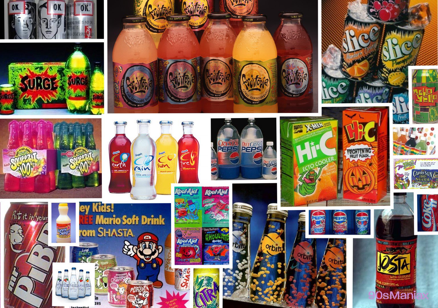 90sManiax on Twitter "The 90's was a golden age for delicious drinks