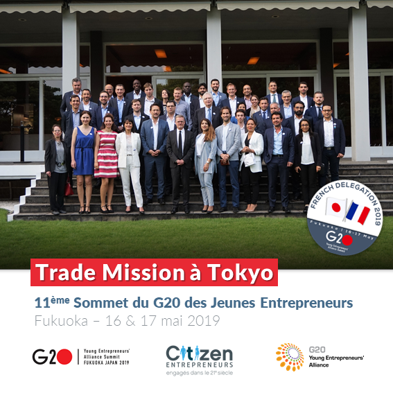 CTZentrepreneur's tweet photo. 🔴#TradeMission 2019 ! 🇫🇷🇯🇵 La #FrenchDelegation a participé à la première journée de la  mission de prospection organisée par Citizen Entrepreneurs et ses partenaires, l'occasion pour les #entrepreneurs de mûrir leurs réflexions d’investissement au #Japon ! #G20YEA2019 @G20_YEA https://t.co/0TBwDdLgBV