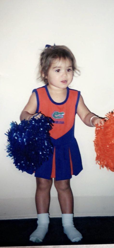 kimberlygay1's tweet photo. Who says you can’t start dreaming this early! #goals Congrats to @MakinleyGay for making the cheer team at UF again!! Not only Proud of this but the Person she has become!! @BrianGayPGA @UFCheer @UF https://t.co/VaULAWs2rw