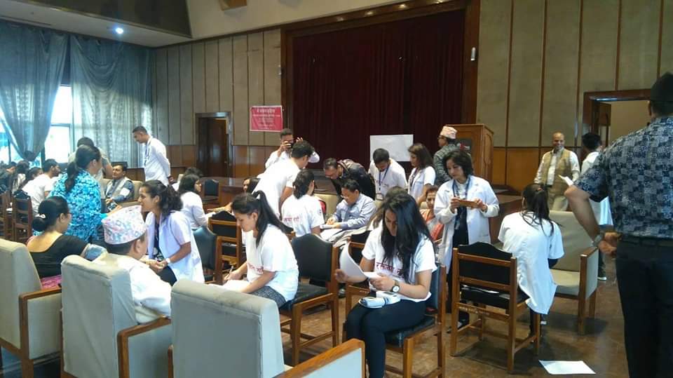 GirlAcharya's tweet photo. संघीय संसद भवनमा रक्तचाप मापन कार्यक्रम ।
#maymeasurementmonth
#NPHSS
#checkyourpressure
#NepalBeatsNCDs
@MMM_Nepal
@JaNkiP53
@Dines2019 https://t.co/NvGmZny669