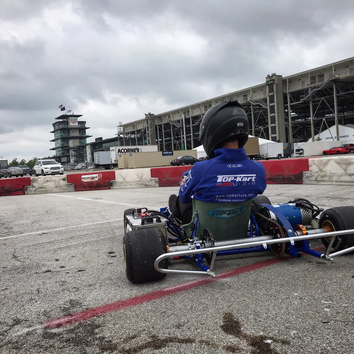 Made it to Indy!   Get ready for 2 full days of electric karting at the <a href="/IMS/">Indianapolis Motor Speedway</a>.  #electricracing <a href="/Tesla/">Tesla</a>
