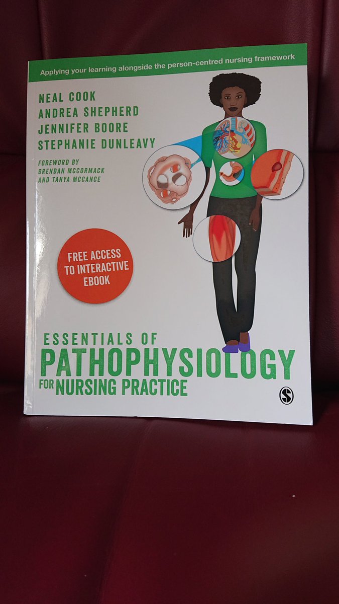 And here it is, 3 years of hard work finally coming to fruition. Looking forward to the launch party tomorrow evening. @AClabburnSAGE @SAGENursing <a href="/NealFCook/">Neal Cook RN PhD</a> <a href="/StephanieDunle2/">Stephanie Dunleavy</a> @UlsterUniNurse #ProudOfUU #ulsternurse #pathophysiology