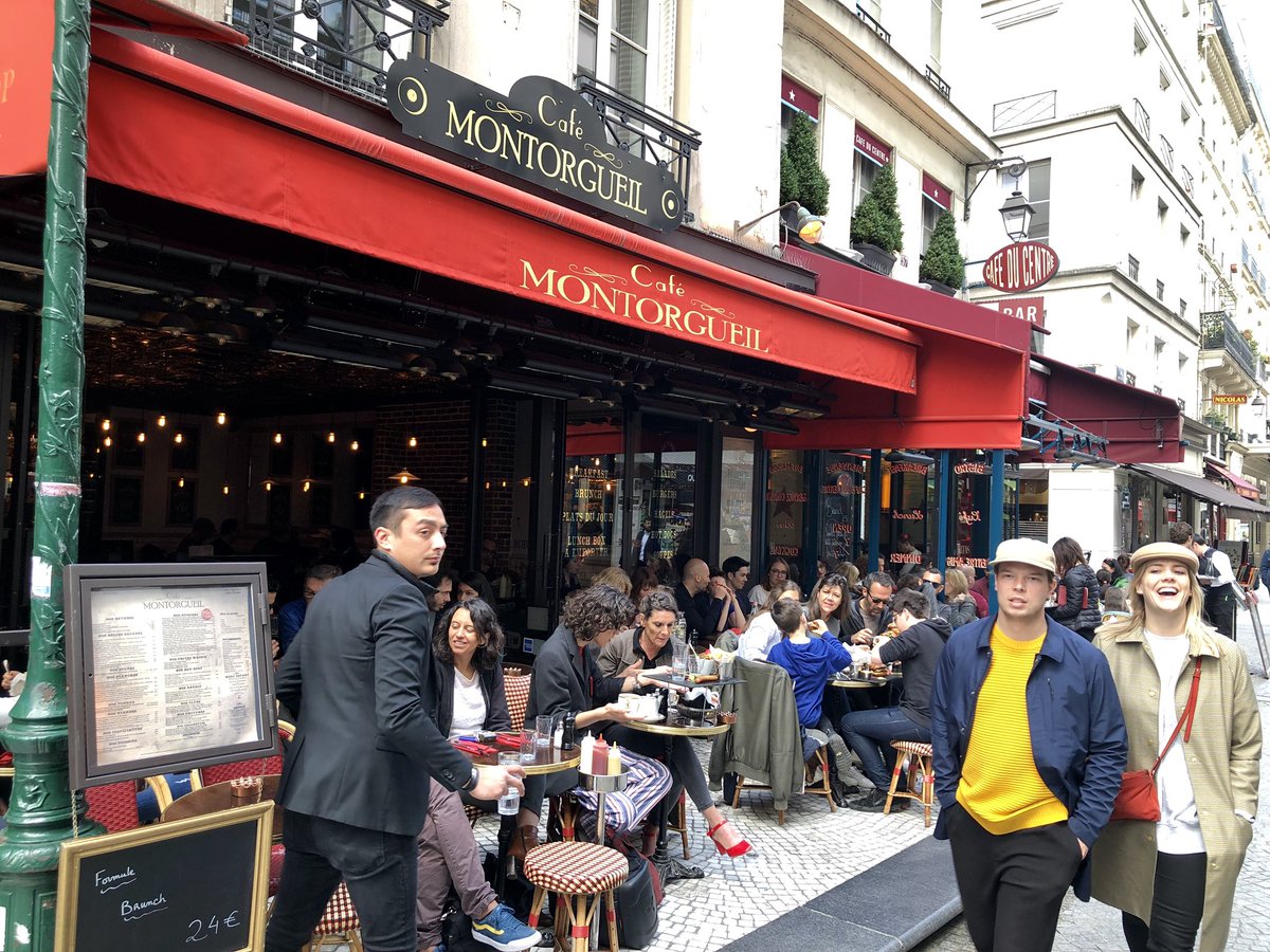 There’s no “silver bullet” for making lively streets & great  #peopleplaces — but if there was, it would probably be street seating & moveable chairs. Don’t let anyone say there isn’t room — just rethink space for cars.  #Paris effortlessly illustrates.  #stickystreets  #placemaking