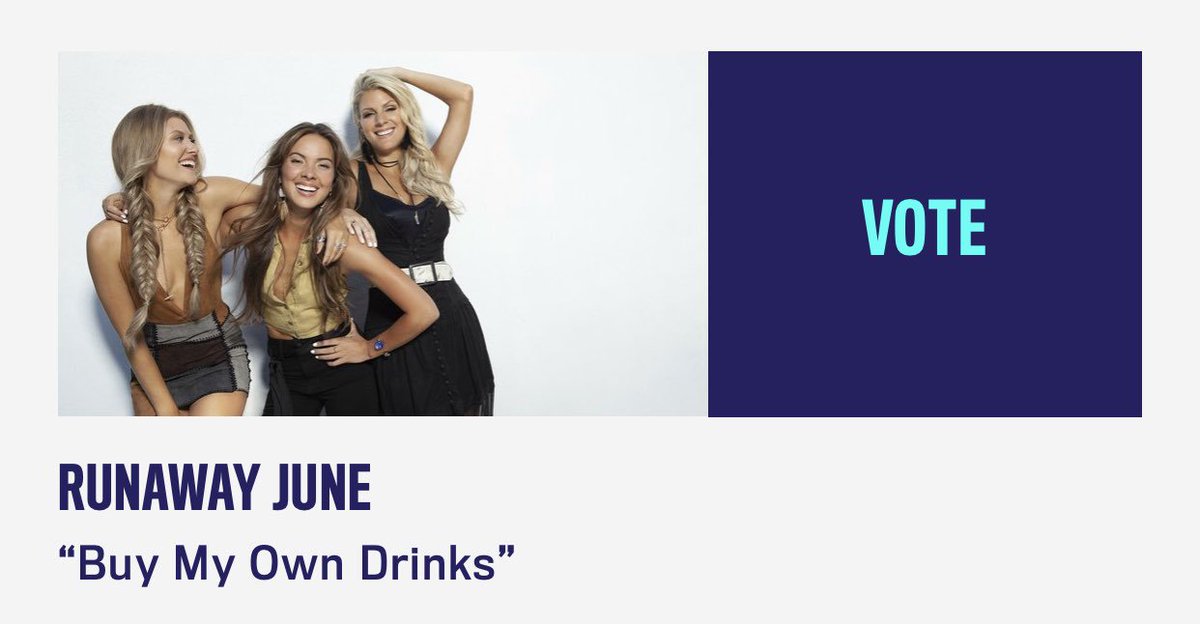 kess11's tweet photo. #Vote #BuyMyOwnDrinks @runawayjune  for @CMT #BreakthroughVideooftheYear  at https://t.co/qrkh9j2ug1 @RunawayNews Watch here: https://t.co/jkLazjGU3M https://t.co/JV3mBN2ueD