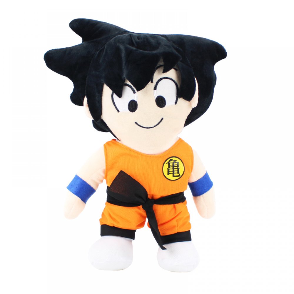 Cute Dragon Ball Z Super Saiyan Plush Doll 28.37 animemotions.com #animemotions #animefigures