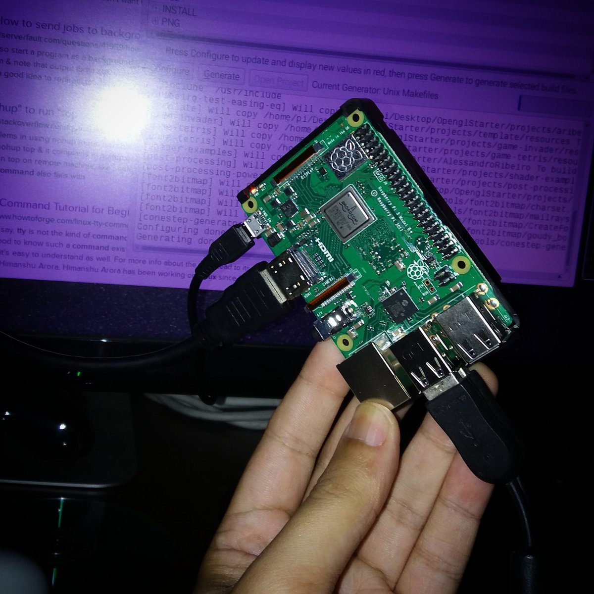 spdoido's tweet photo. #Raspberry Pi #Discovering... This weekend i made a refactor in my #opengl #framework. In #CMake just turn on the ARIBEIRO_RPI to compile.

Take a look at my lib on #github: https://t.co/wonTDyLnui 

#code #linux #raspbian #cplusplus #OpenGLStarter #programming #programmer https://t.co/kppicLwNLJ