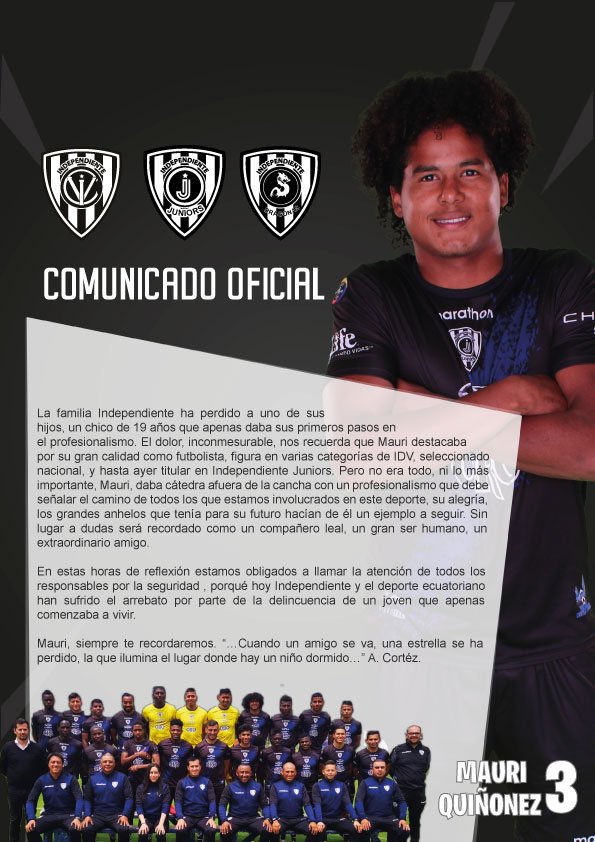 IDV_EC's tweet photo. La familia #IDV más unida que nunca, Mauri siempre estarás con nosotros 💙🖤 https://t.co/WVROtXFeWL
