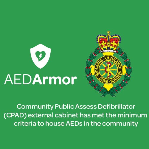 AEDArmor's tweet photo. #DidYouKnow that our outdoor #AED cabinets have been approved by @OFFICIALWMAS? Find our range here: https://t.co/c1PUKfVBh6
#TuesdayThoughts https://t.co/Tk55uNLXqd