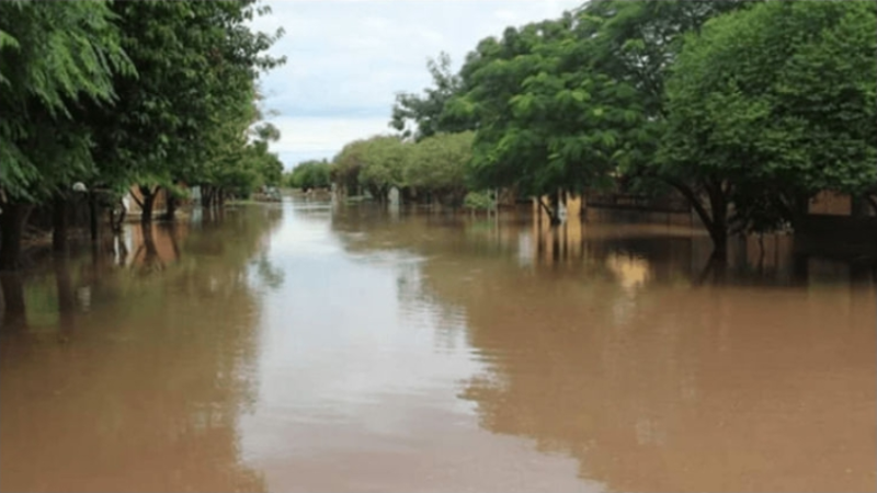 El norte provincial, con la peor inundación en 40 años