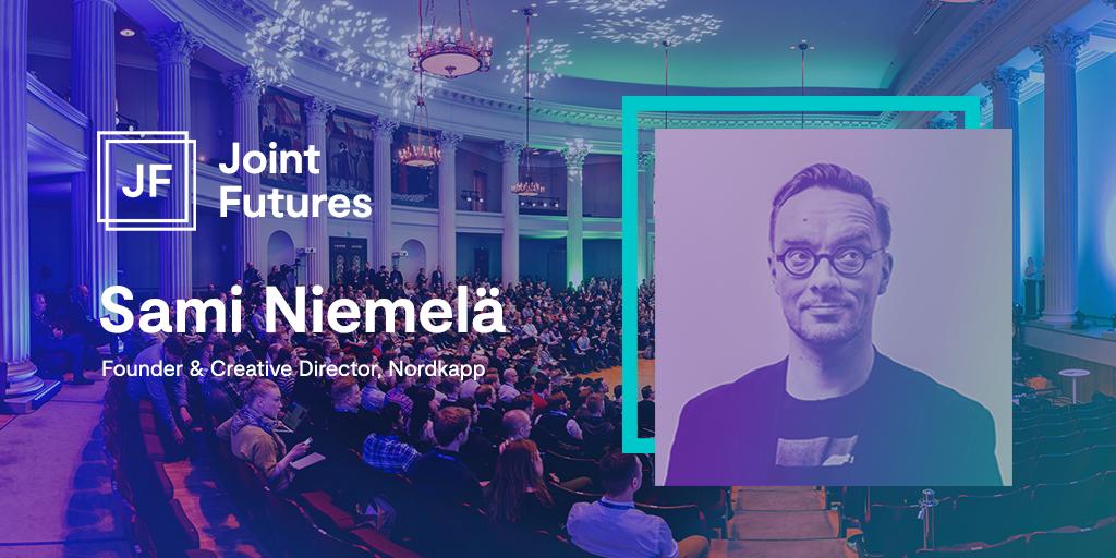 👩🏽‍🎤 SPEAKER ANNOUNCEMENT!
<a href="/samin/">Sami Niemelä</a> is a designer working at the intersection of systems, foresight and design. He is the founder &amp; Creative Director at <a href="/nordkapp/">Nordkapp</a>, an advanced design firm based in Helsinki and Amsterdam.