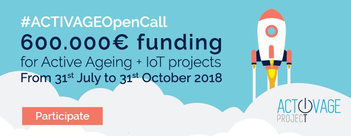 ticbiomed's tweet photo. #ACTIVAGEOpenCall: hasta 200.000 € para proyectos de mejoren la calidad de vida de las personas mayores. Deadline: 21 de junio. https://t.co/CzG2GZOtaE https://t.co/UldzUvjNBa