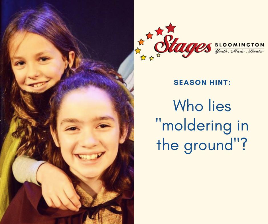 stagesbtown's tweet photo. 🎭 Hint #10! Guess the shows in our next season, bring your answers to our May 19 Season Announcement Party, and win a prize🎁! Check back with us often for more hints! #stageseasonannounce #Bloomington #seasonannouncement #btownarts #bloomingtonindiana #bloomington https://t.co/NTSbdjW7CF