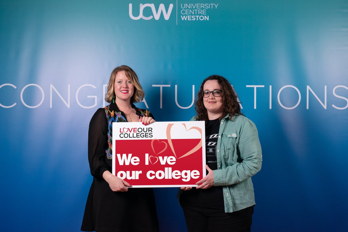 westoncollege's tweet photo. As part of the #LoveOurColleges campaign, we've spoken to those who recently attended the recent @UCWeston Awards to get their opinion on the impact celebrating success has on FE 👌

➡️ https://t.co/ecpW3aWCxh https://t.co/EVCj9FR9AP