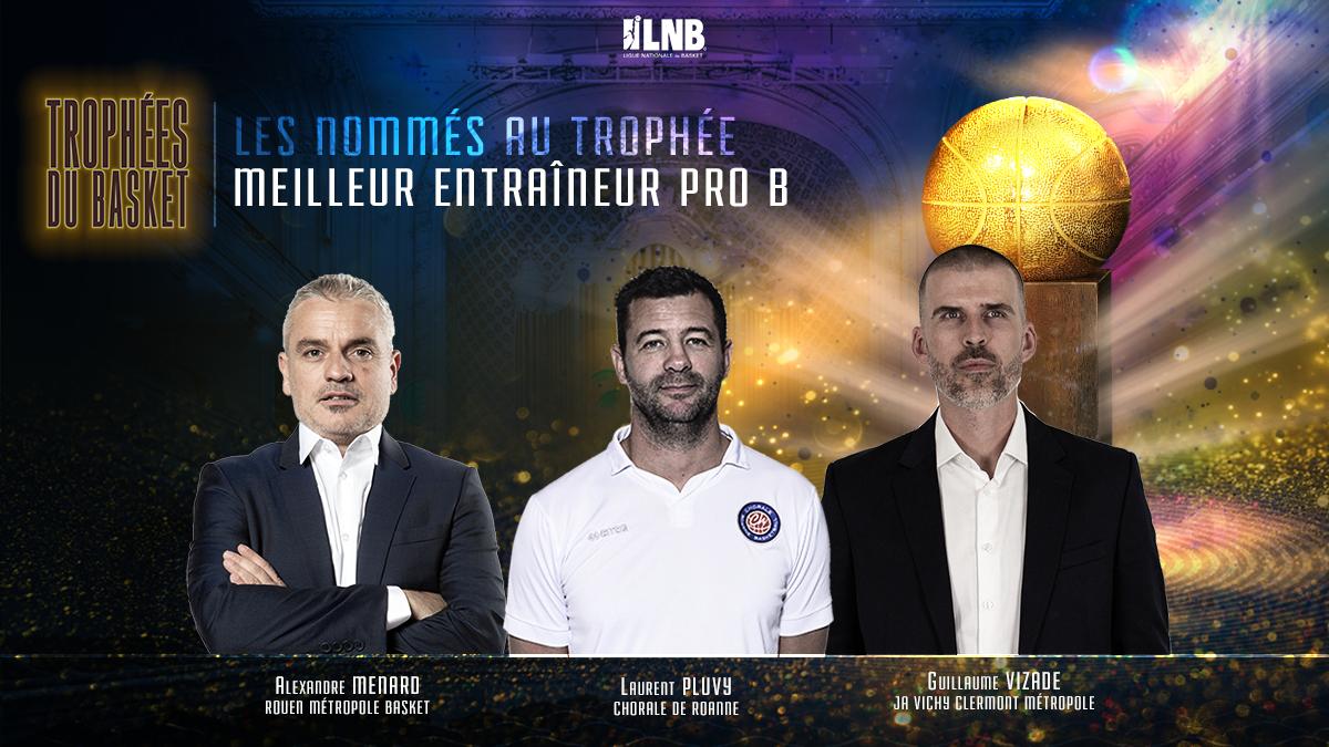 Et qui repartira avec le trophée de Meilleur Entraîneur de #PROB ? 😼 
👉 RDV lundi 20 mai pour les #TropheesduBasket