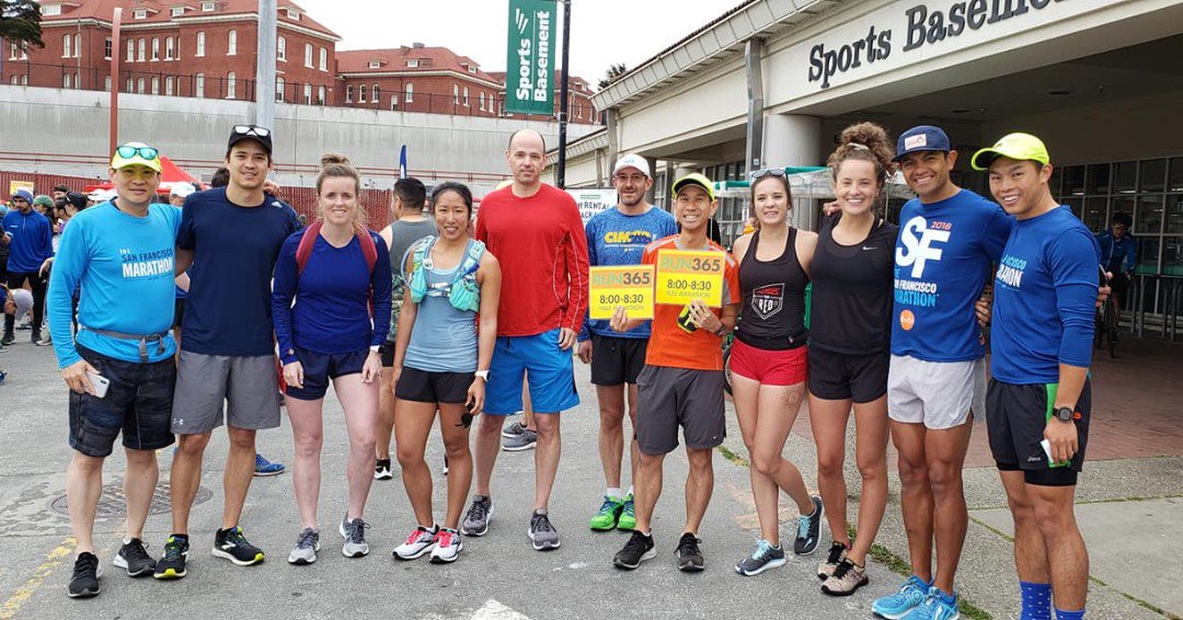 run365sf's tweet photo. "Surround yourself with fitness-minded people. Positivity can be so contagious."✨ What are your favorite parts about training with a group? Let us know below👇 #ThisIsRun365 #MondayMotivation https://t.co/DdZo0myBXM