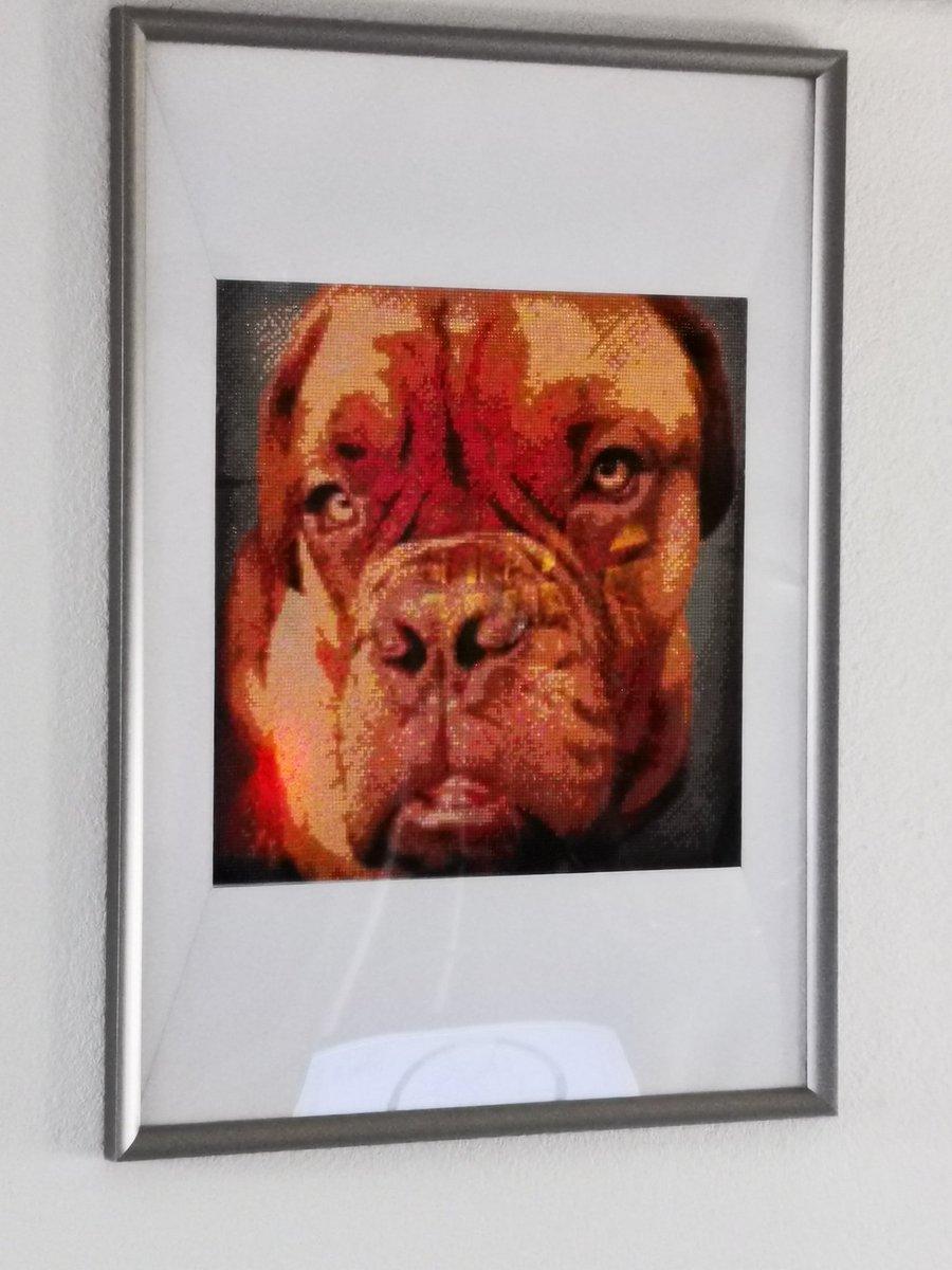 antonvangerwen's tweet photo. #Diamond #painting van onze #Billy gemaakt door cliënte. #verbluft #dankbaar https://t.co/LYGvnfBGle