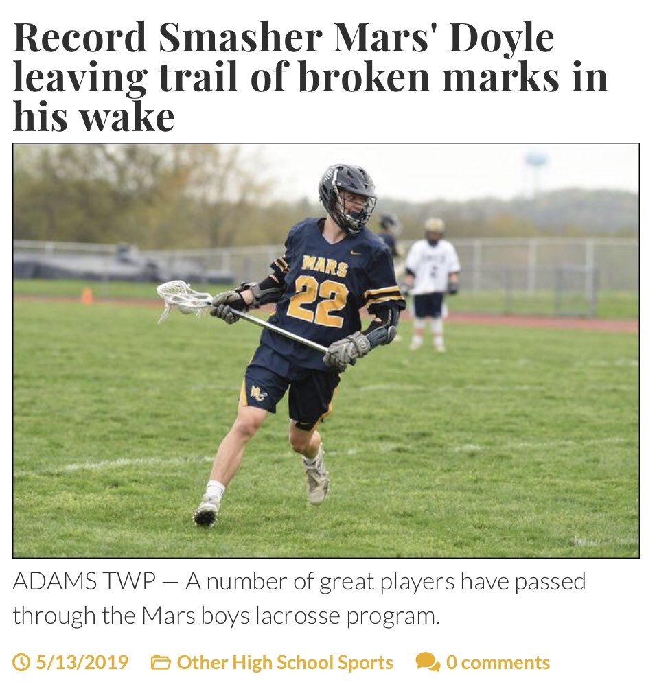 MarsStrength's tweet photo. Really proud of this young man (@michaeldoyle22) and the work he put in during this past post-season, summer, and pre-season.

Hard-work and dedication just pay off.  The weight room pays off.  It’s just how it works.

https://t.co/yxOkbOYlA9 https://t.co/KSJIThSVzM