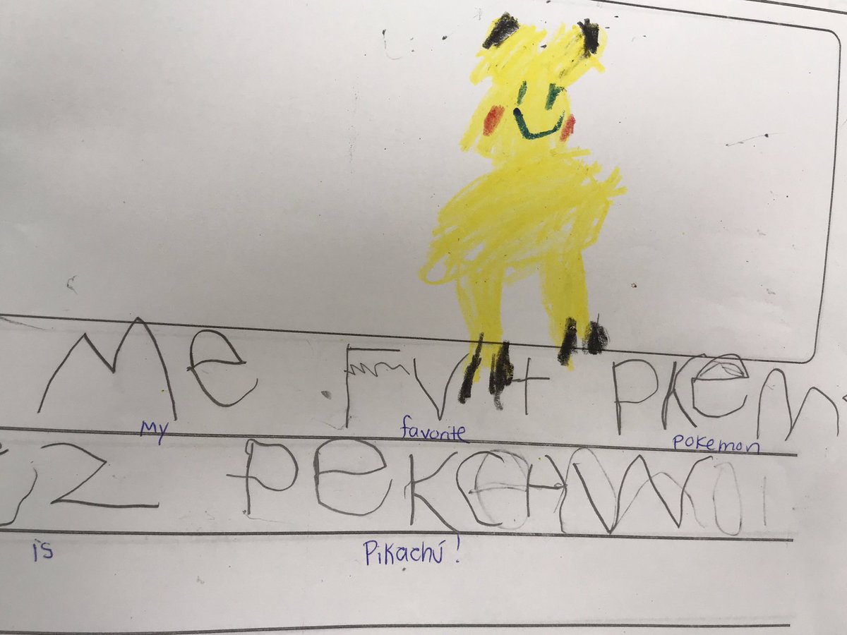 stacey_witherow's tweet photo. These Pre-K kiddos are starting to write like they’re in kindergarten! @VBPreK #coltspride #somuchgrowth #soproud https://t.co/D6KCAbeJJS