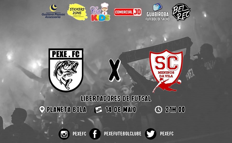 pexefc's tweet photo. ⚫⚪ Agora é mata-mata!

Amanhã (14) entramos em quadra em partida válida pelas quartas de finais da Libertadores. O adversário é o Meninos da Vila, que foi o líder da primeira fase. O jogo acontece às 21h no Planeta Bola. 

Os ingressos do jogo custam R$ 3.

#JuntosPeloAlvinegro https://t.co/y7GIljgCxV