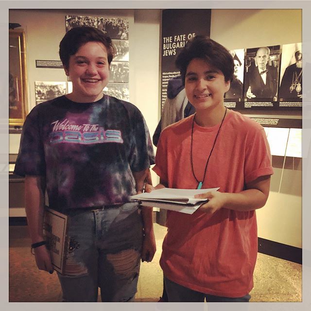 BTLHambassadors's tweet photo. We are nearing graduation for #BTLH Ambassador Class of 2019, and all of the students are putting in time and effort. 
Here, Cassie &amp; Mar work on their 2nd Floor narratives while looking like the next best duo from the 80’s. 
See them in action when they… https://t.co/BE1VkMh6nP https://t.co/5t58KR9Udt