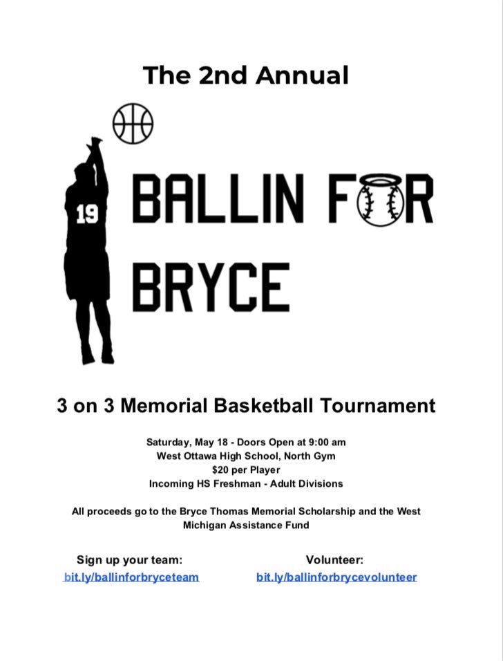 Time still remains to get registered. Come on out and play some hoops this weekend. Please remember to park in the Student Lot only as the other lots will be shut down on Saturday.
