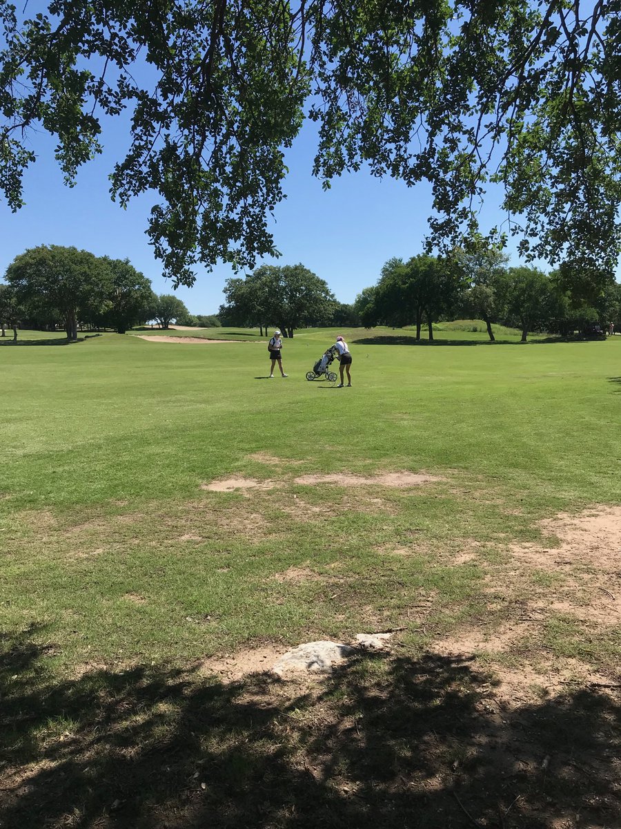 Reagan’s Kinsey Ray aims at the pin at #9