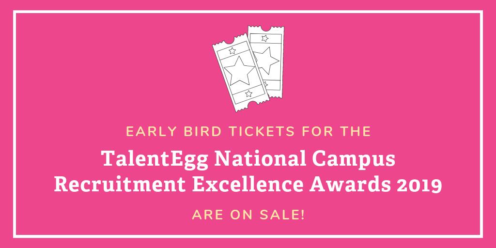 campusemployers's tweet photo. Our #TEAwards ticket prices go up this week! There are just a few #EarlyBird tickets left, so get them here before they're gone!

https://t.co/zkAHiof0Sj https://t.co/DWDyixFPfz