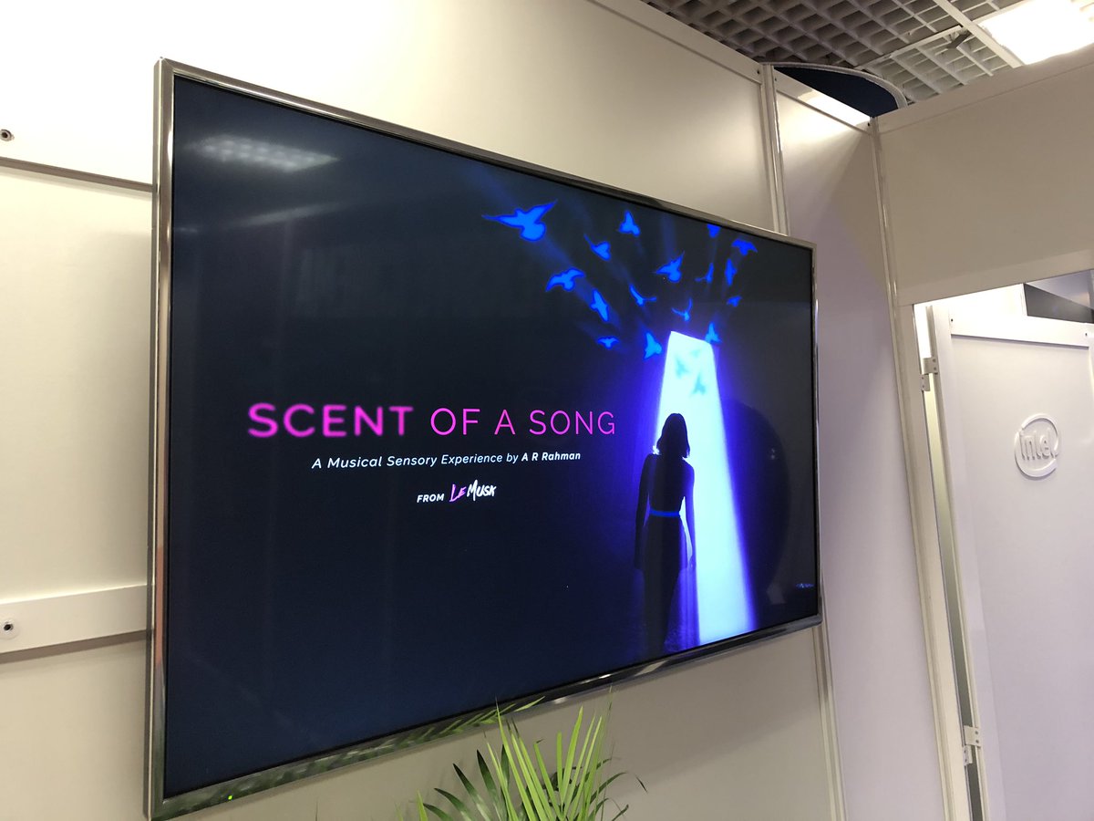 Experience “Scent of a song“ from @LeMuskTheFilm - A musical sensory experience presented by @intel at @CannesXr from tomorrow @Festival_Cannes