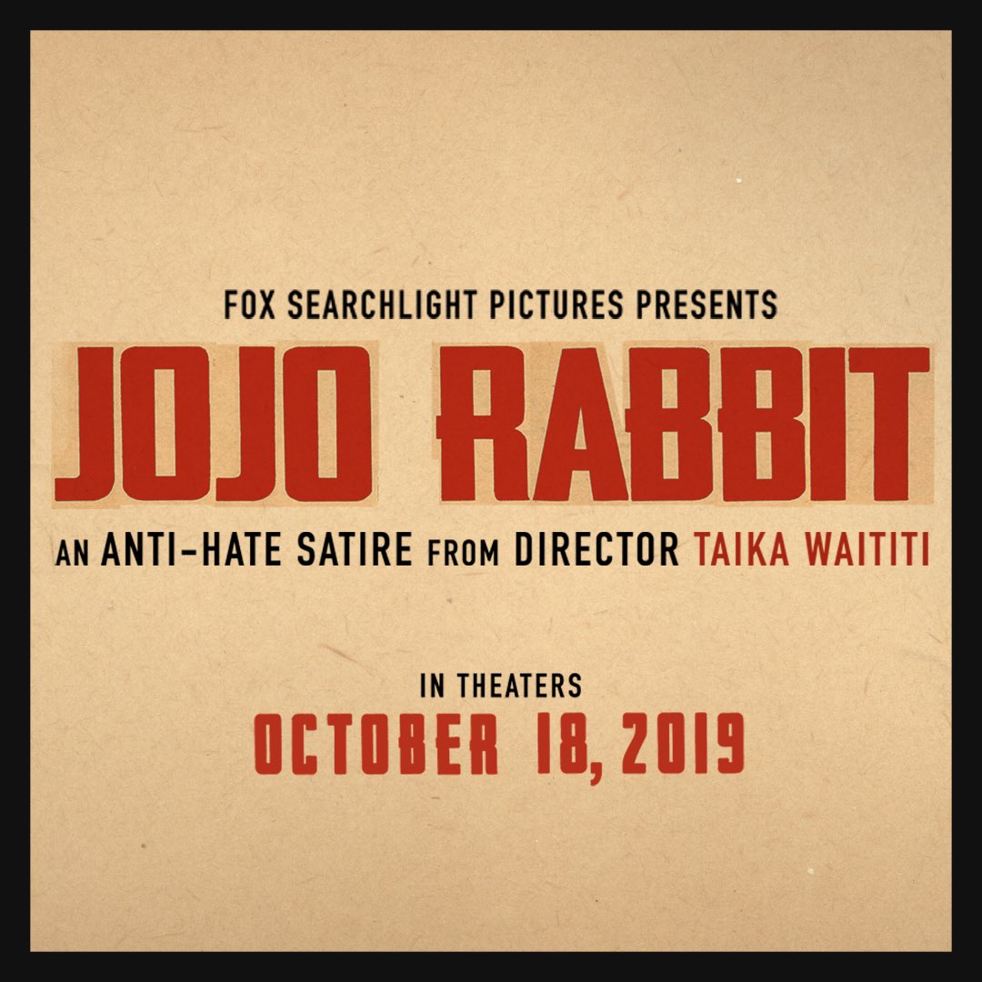 «Кролик Джоджо» с Тайкой Вайтити в роли воображаемого Гитлера выйдет 18 октября