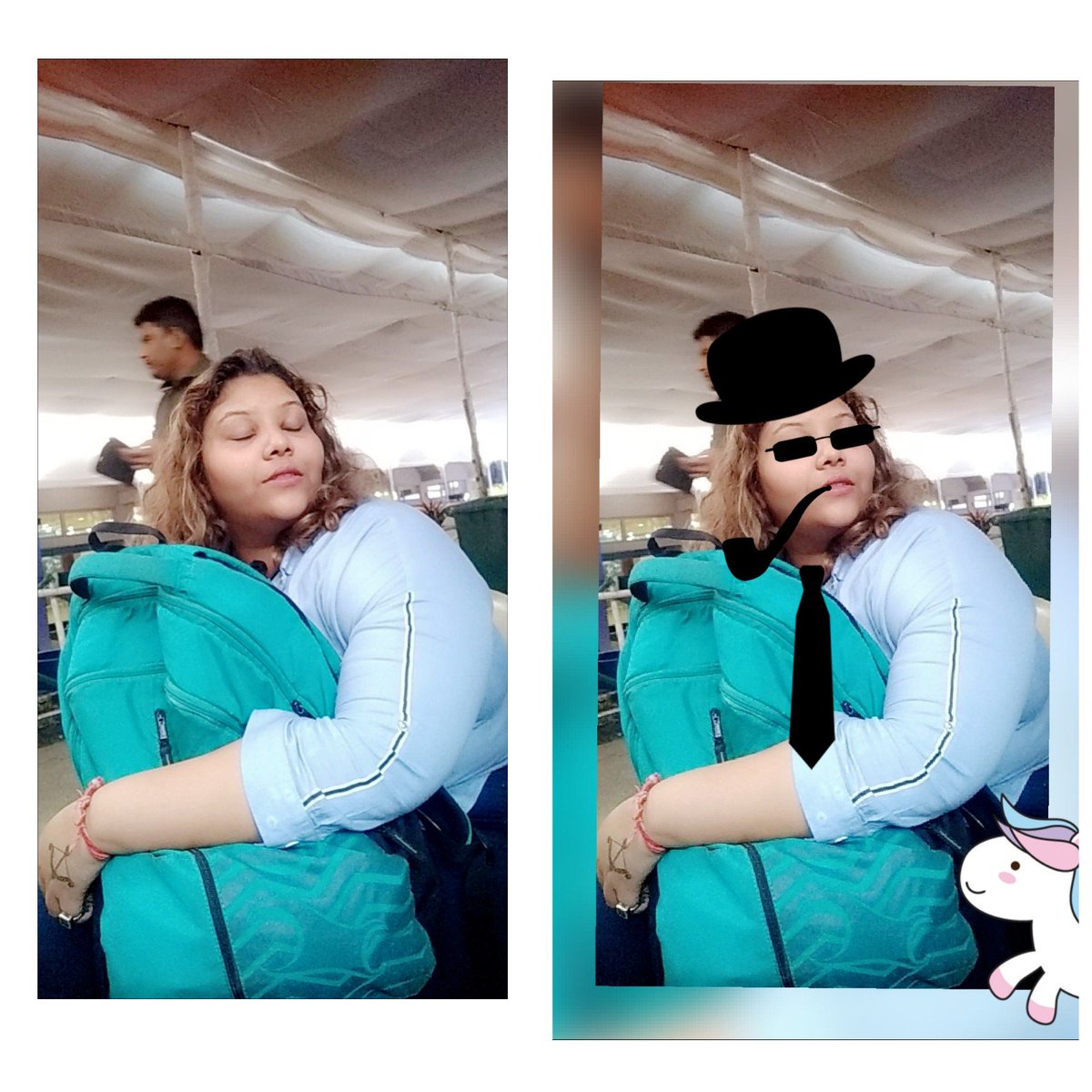 SimranSanjeev's tweet photo. Hey sleeping beauty to thug life icon...
You adorable unicorn... ๐๐โฅ๏ธ
#TheBffChallenge
#CampusIncBFFs
@colors_infinity https://t.co/QxKwgt59nx