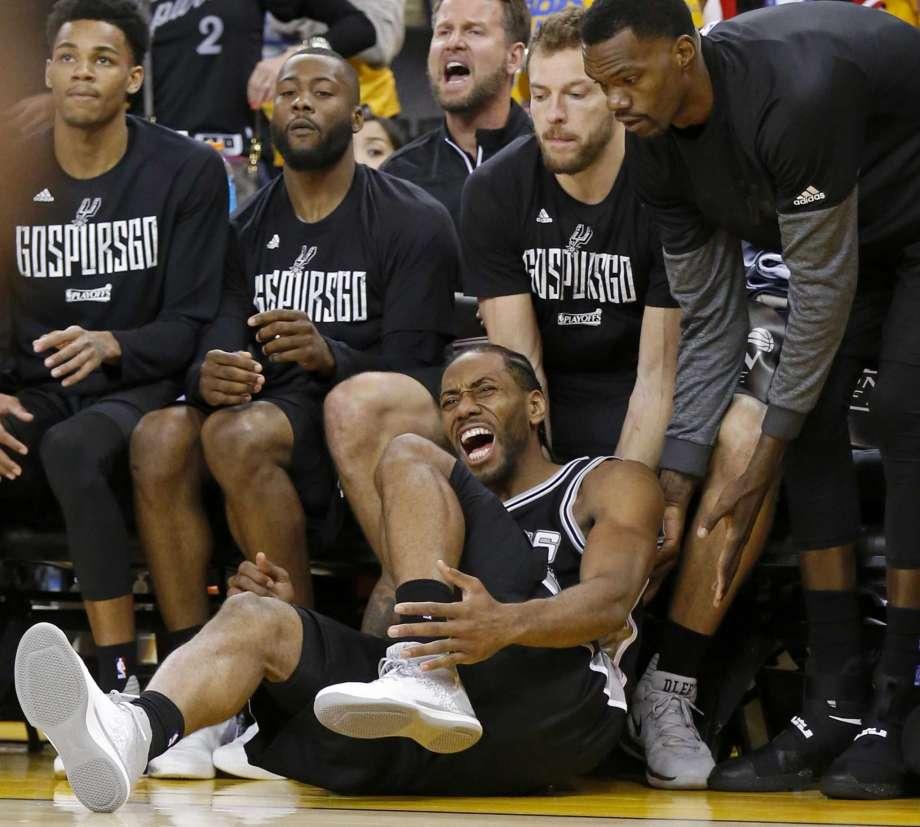 Coming off an MVP calibre season in & #39;17, the playoffs saw Kawhi injured in game 1 of the Conference Finals, a game that saw him and his team up 20 on the eventual champion Warriors.