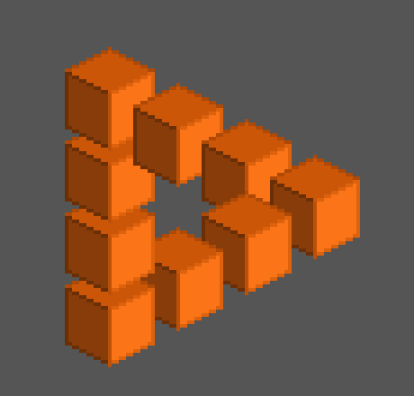 PixelFeren's tweet photo. A simple #OpticalIllusion for my first @Pixel_Dailies (and hopefully not the last one).

#pixel_dailies #pixelart #aseprite https://t.co/vKUxRN6EsY