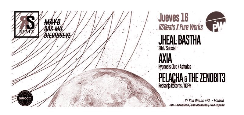 ClubHypnosis's tweet photo. El jueves nos vamos a Madrid con nuestra residente #Axia  , #Jheal y @PUREW0RKS . Una colaboracion con #RedSonjaBeats. 

@SirocoSala https://t.co/2sw8scxT74
