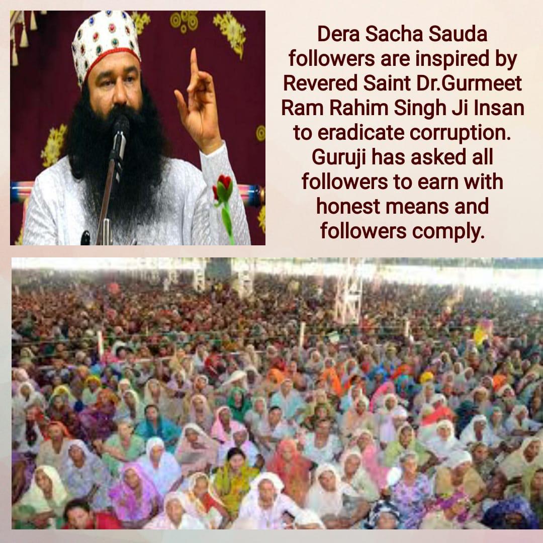 blessed_girlz's tweet photo. Corruption needs to be removed from society..KUDOS to Saint Dr @Gurmeetramrahim ji Insan fr making this happen..#VoiceOfDSSAgainstCorruption https://t.co/eiArjJB797