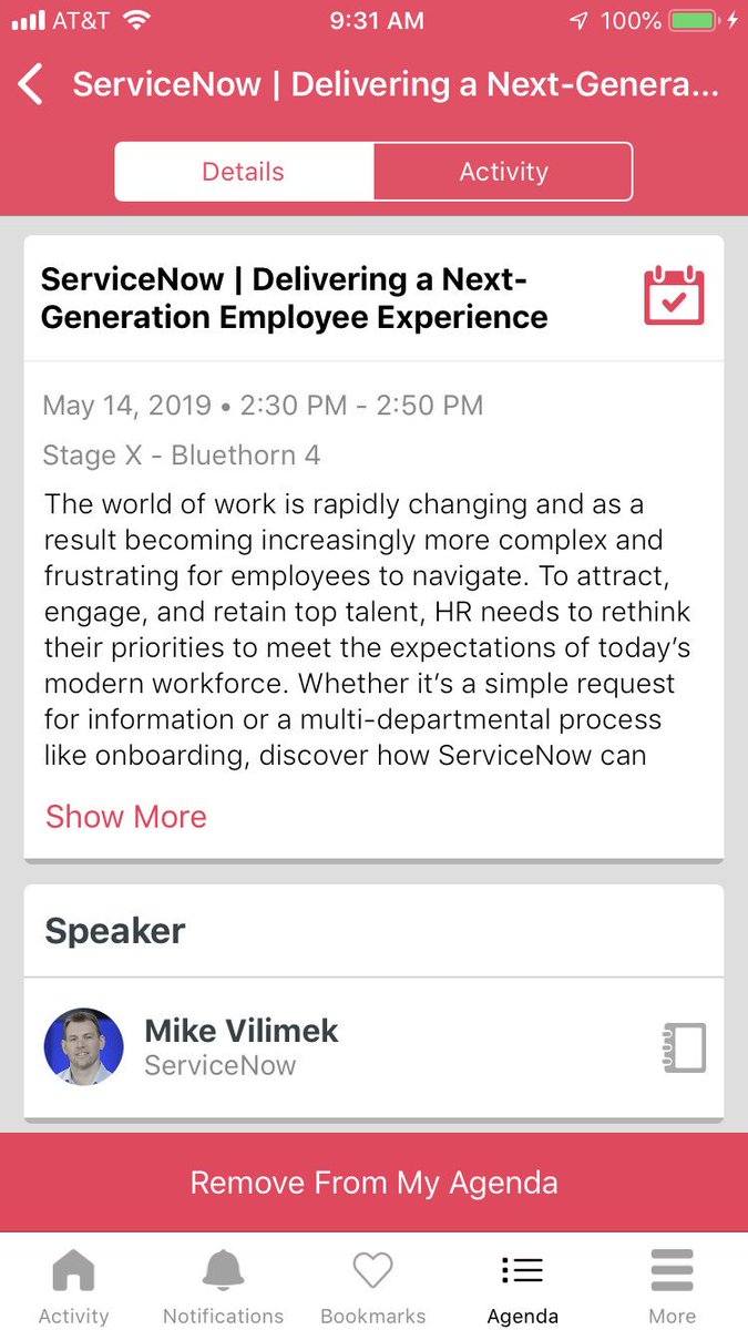 nin_sandhu's tweet photo. RT MikeVilimek "Interested in creating a better #EmployeeExperience and driving #Productivity? Come hear how servicenow is helping organizations make it #EasyforEmployees to get service across departments. #Unleash19 https://t.co/AMSkbCuceR"