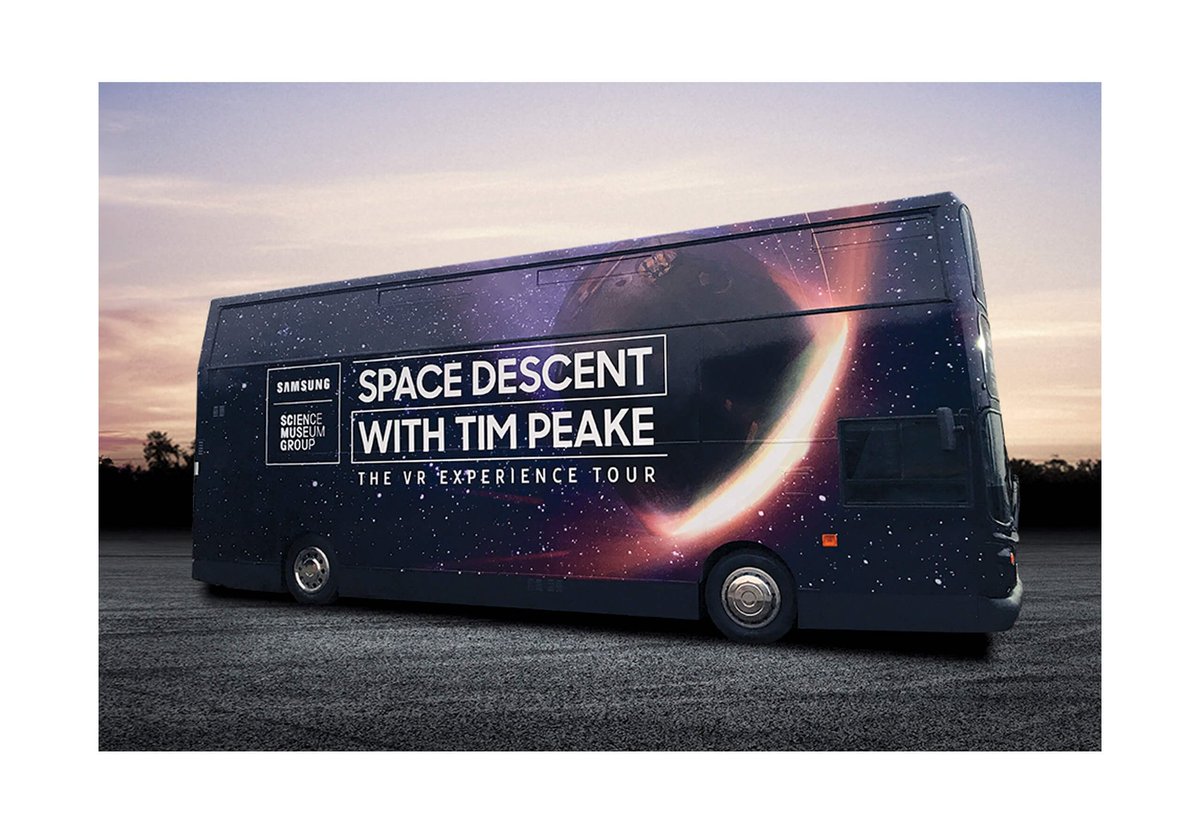 REACTFoundation's tweet image. We're all set for our #Space Day tomorrow @lakescollege @NCFNuclear ..... and a little bird told us @SamsungUK @astro_timpeake VR Bus has been seen in the area. Have you spotted the big bus?