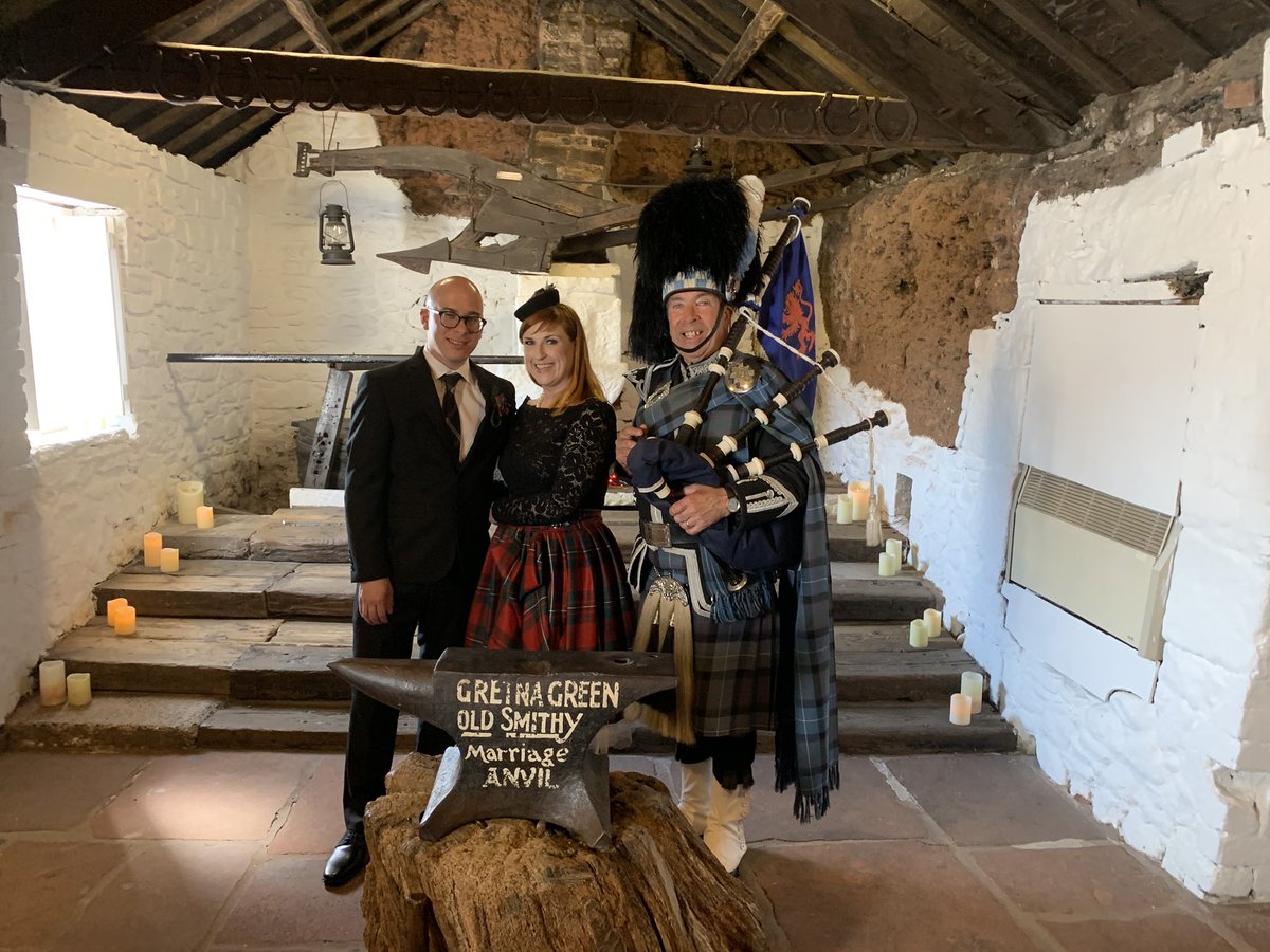 Married inna Scotland! Love the history and tradition here at Gretna Green so very JOYful to be a part of it now. #gretnagreen #LoveMiGyal