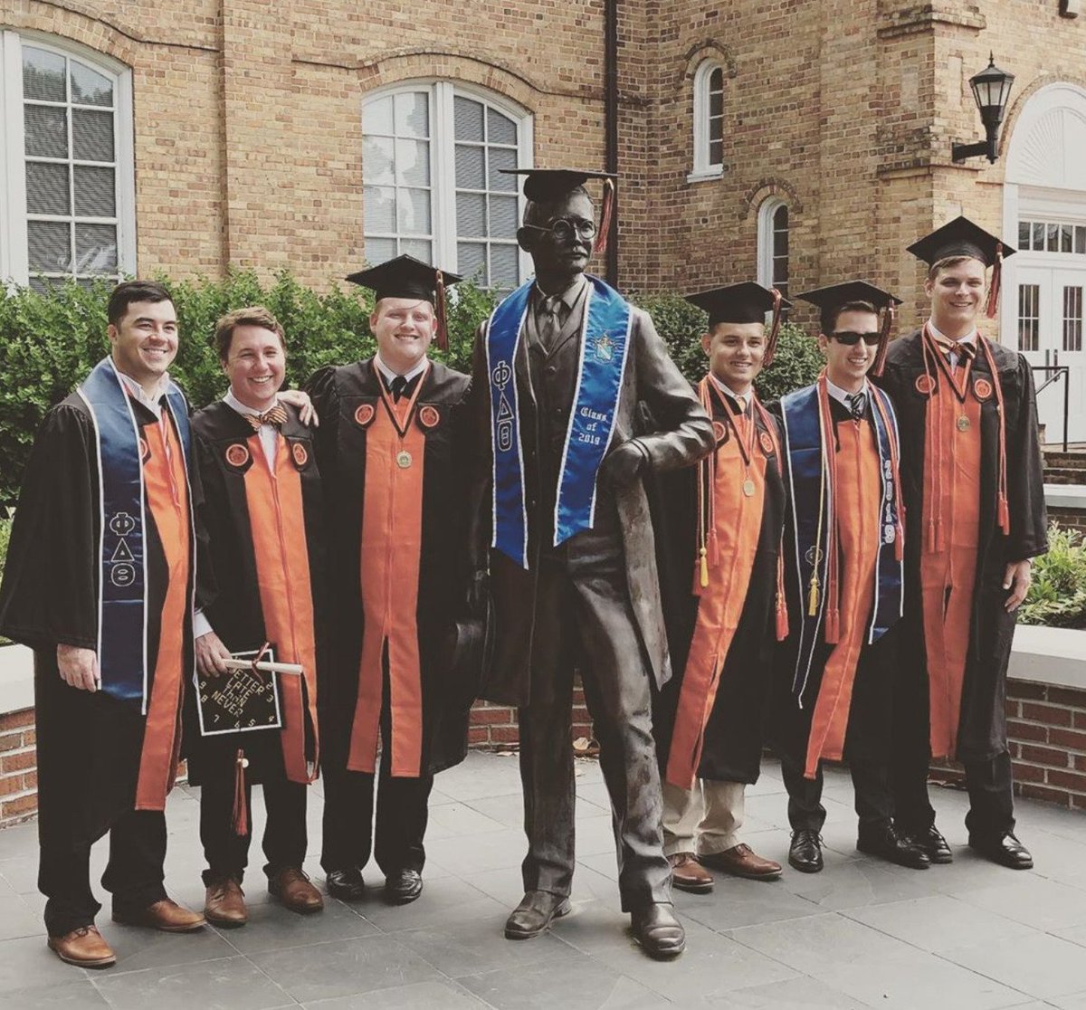 phidelt's tweet photo. It's graduation season, and we want to give a special shout to our graduating Phis. Go forth brothers, and continue to become the greatest versions of yourselves. Don't forget to stay connected to Phi Delta Theta throughout your lives! https://t.co/ht38F30Oo5