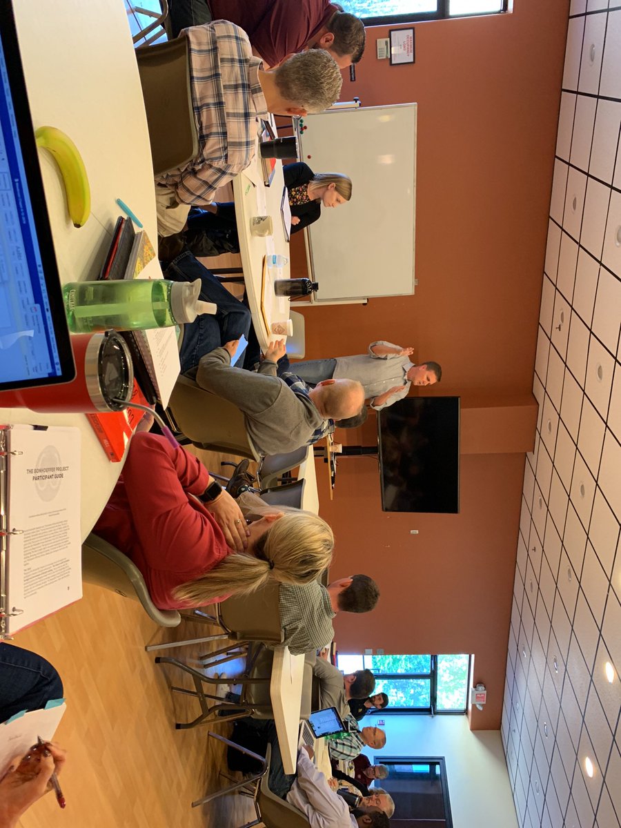 matthewdkearns's tweet photo. And so it begins...or takes a next step!
Ben Sobels leading our Missouri Bonhoeffer Cohort Graduation. Excited to see what happens next...
@BillHull @billyv_33 
#BonhoefferProject
#makedisciples
#MBCpartnership https://t.co/qhifNxjbEV