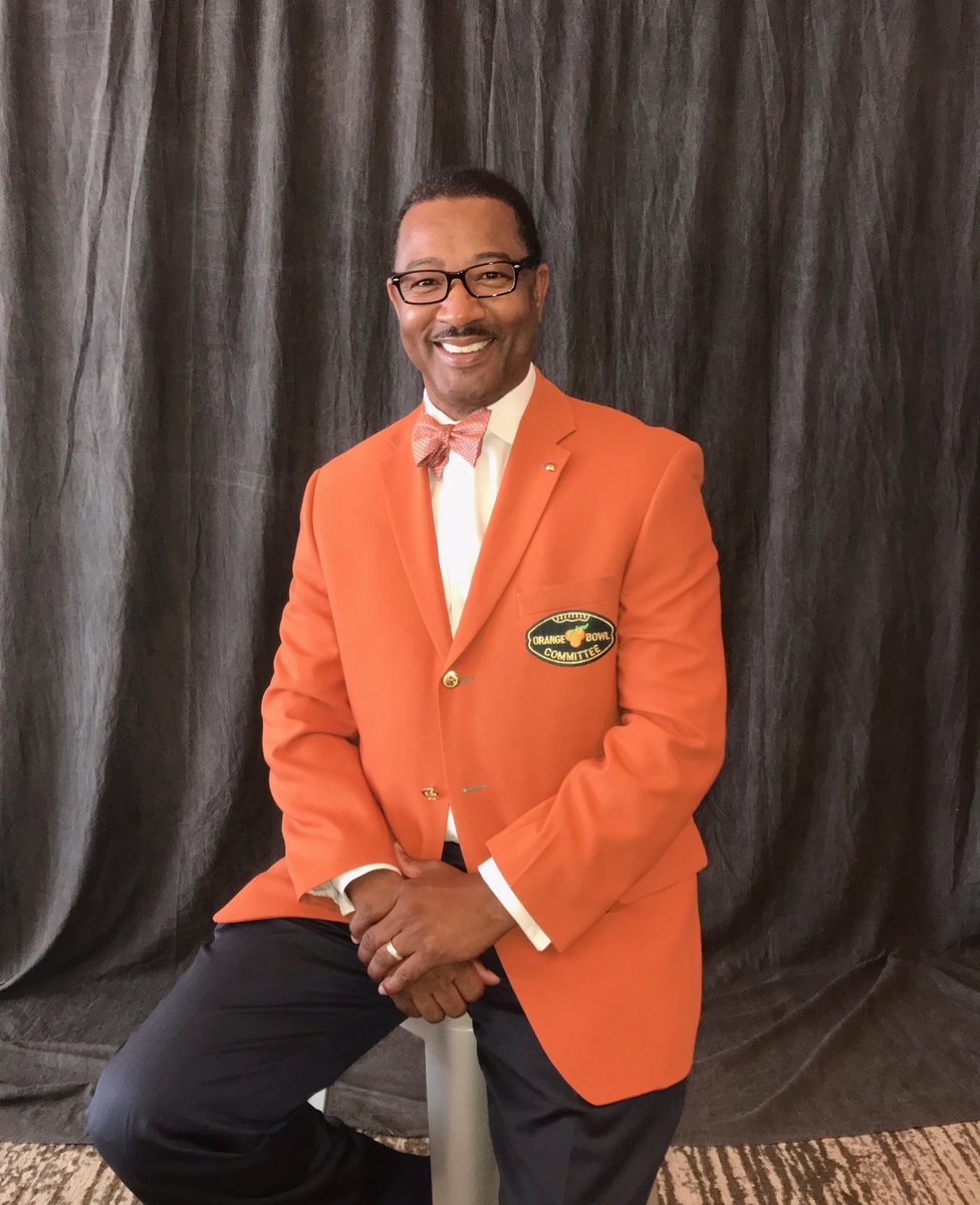 FLMemorialUniv's tweet photo. Say hello to the newest member of the @OrangeBowl Committee, Dr. @JaffusHardrick, the fourteenth President of Florida Memorial University. https://t.co/V2VuQdS5KY