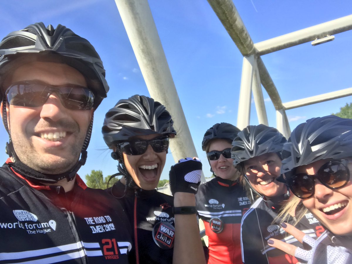 Day one.... completed!! #roadtoimex2019 #warchild #worldforumthehague #team