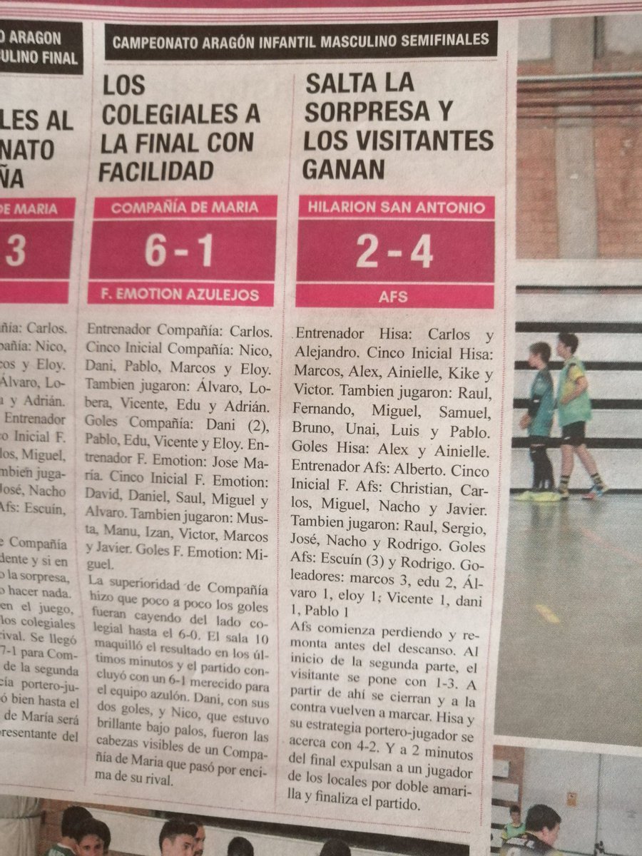 ad_hisa's tweet photo. En la edición 📰, de @SOLOFUTBOLBASE, nuestro Infantil A en el Cpto. #Aragón y el Benjamín A, en la Copa Superliga. Gracias, @SOLOFUTBOLBASE !! #somosamarillos #formandoconeldeporte ⚽🏀 https://t.co/BLot2VurN2