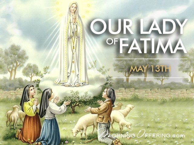 Our Lady of Fatima, pray for us. If you follow one approved apparition, Fatima is a roadmap to heaven. Pray the rosary for world peace. Fast to sanctify yourself. Do penance for the conversion of sinners. Frequent reception of Sacraments. Stay always in a state of Grace.