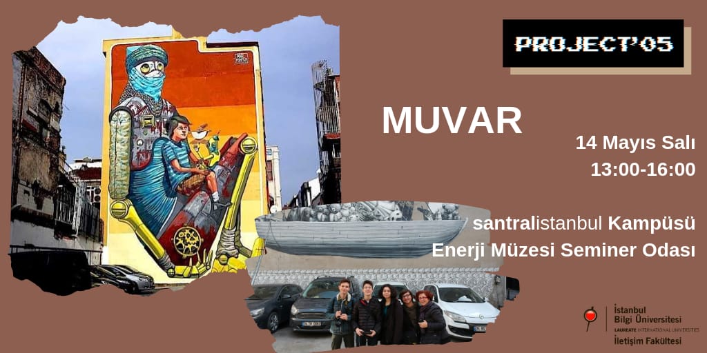 project_bilgi's tweet photo. Özel Sezin Okulu öğrencileri tarafından hazırlanan, Kadıköy - Yeldeğirmeni bölgesindeki duvar resimlerini konu alan kısa film “Muvar” yarın Mekanlar ve Yüzler film gösteriminden önce film ekibinin de katılımıyla gerçekleşecek. #project05 https://t.co/eX2MTG3AVf