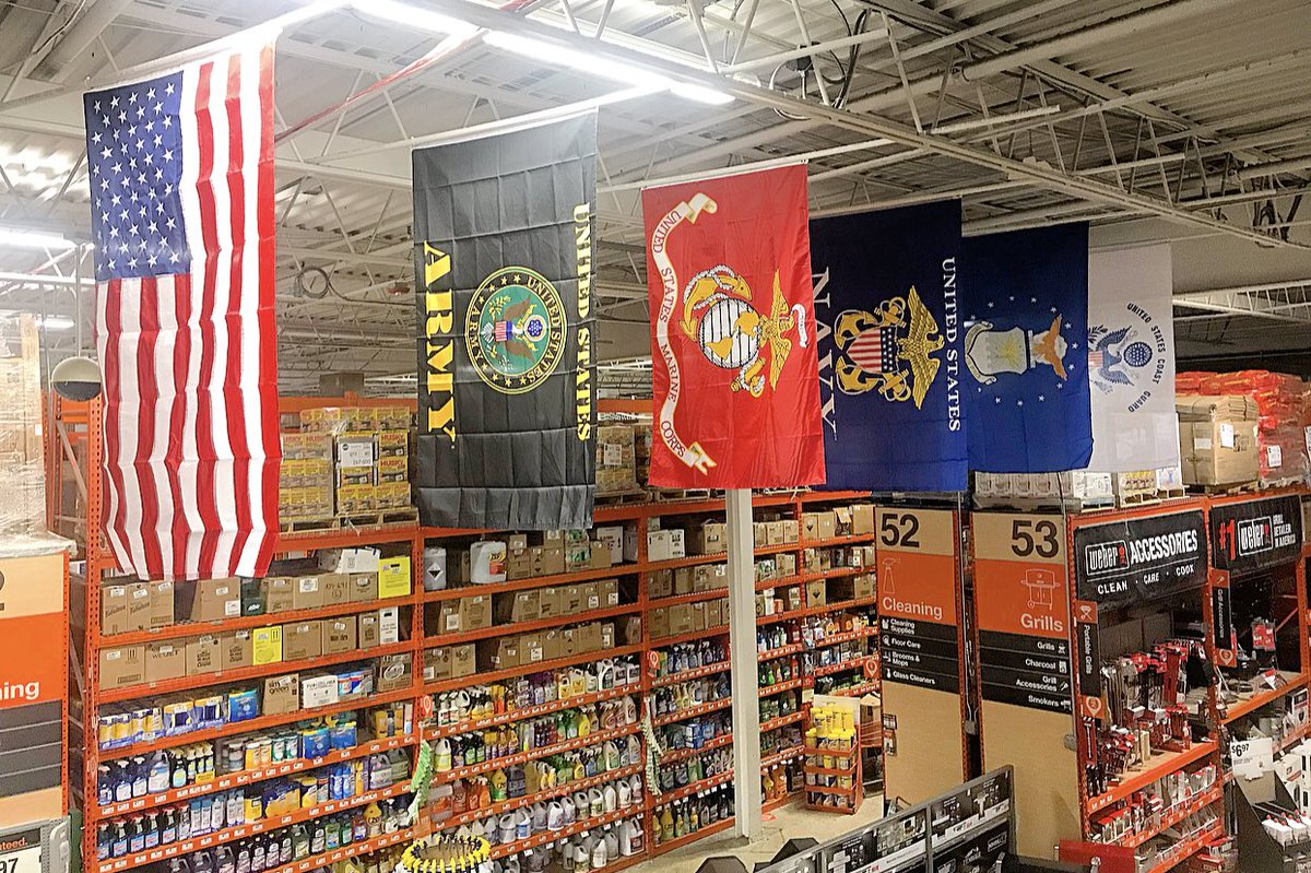 In Honor of Armed Forces Week 2019 the Lawnside Home Depot would like to thank our heroes for the willingness to serve, the commitment to protect, and the dedication to excellence! Your sacrifices to our country will never go unnoticed! #🇺🇸 #SalutetoService #0917